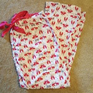 PINK Cotton Pajama Pants